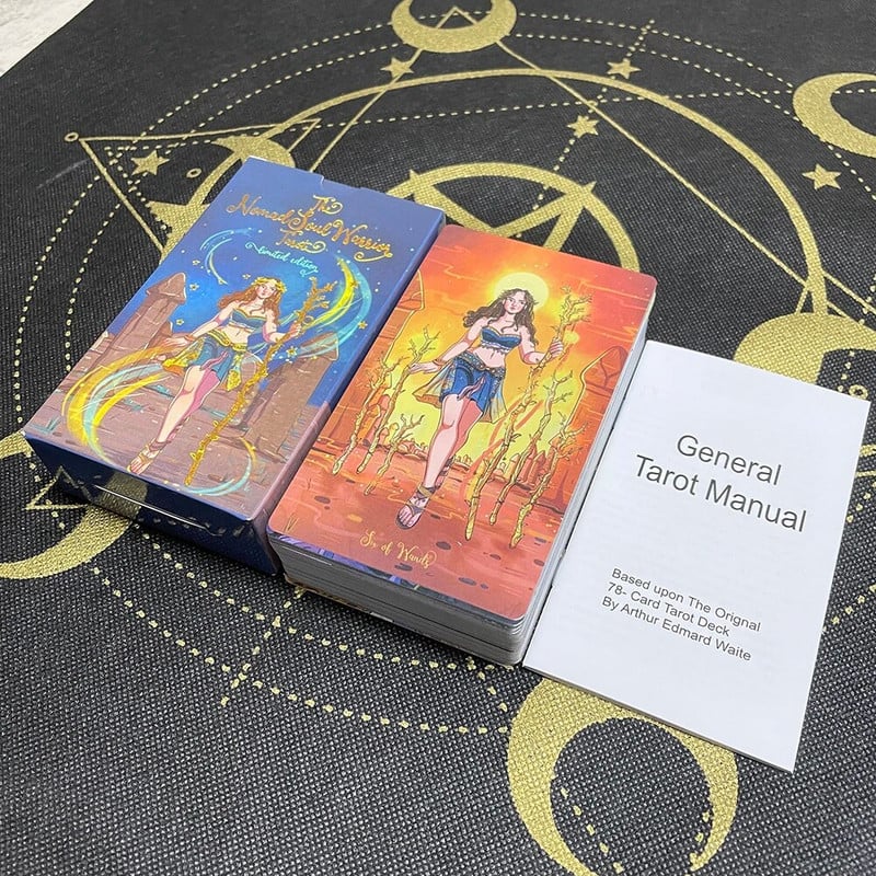 260g Tarot 12x7cm visokokvalitetni Oracle Špil Engleska verzija Društvena igra Sturdy Cards Prophecy