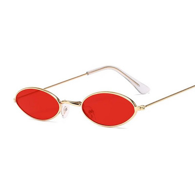 Mazs ietvars, melni toņi, apaļas saulesbrilles sievietēm, ovāls zīmola dizainers vintage modes rozā saulesbrilles sievietēm Oculos De Sol
