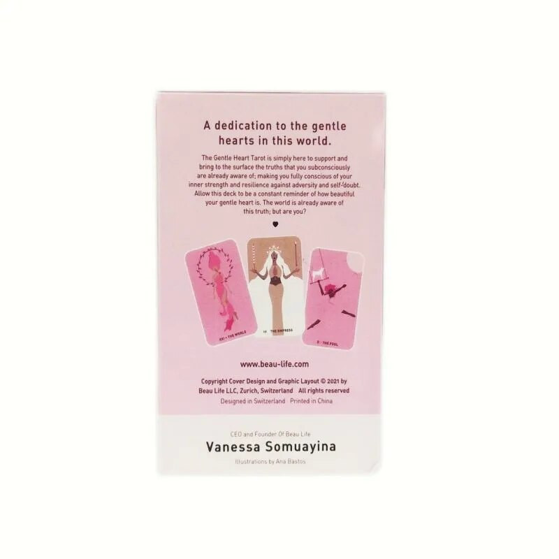 2023 m. Nauji 12 * 7 Large Gentle Heart Tarot šeimos draugams Pramogų skyriaus Pramogų vakarėlių stalo žaidimai