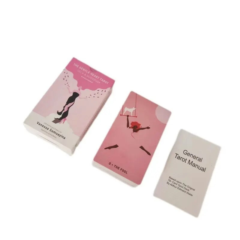 2023 m. Nauji 12 * 7 Large Gentle Heart Tarot šeimos draugams Pramogų skyriaus Pramogų vakarėlių stalo žaidimai