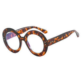 2023 Нова мода Винтидж кръгли слънчеви очила с нитове Дамски оптични анти-сини рамки за очила Женски очила Oculos Gafas Очила