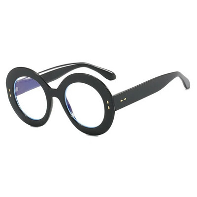 2023. aasta uus mood Vintage Rivet Ümmargused päikeseprillid Naiste Optilised Anti-sinised Prillid Raam Naiste Prillid Oculos Gafas Prillid