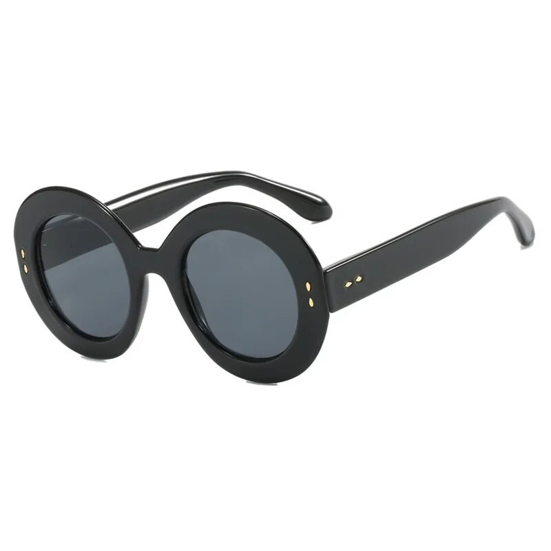 2023. aasta uus mood Vintage Rivet Ümmargused päikeseprillid Naiste Optilised Anti-sinised Prillid Raam Naiste Prillid Oculos Gafas Prillid