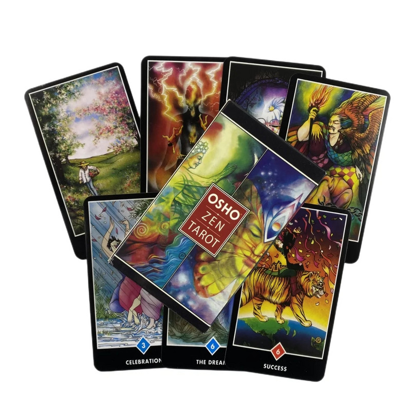 Osho Zen Tarot Cards A 79 špila Oracle English Visions Divination Edition Borad Igranje igara