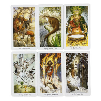 The Wild Wood Tarot Cards A 78 Deck Oracle English Visions Divination Edition Borad Playing Games