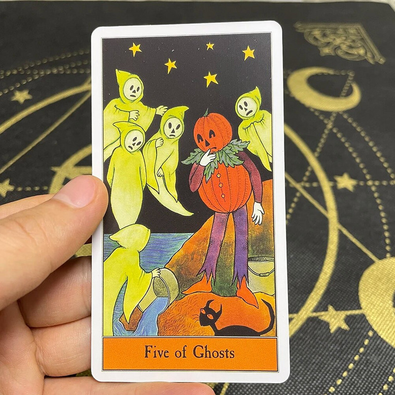 Mačji tarot engleska verzija Karte s potvrdom sudbine Oracle špil s vodičem