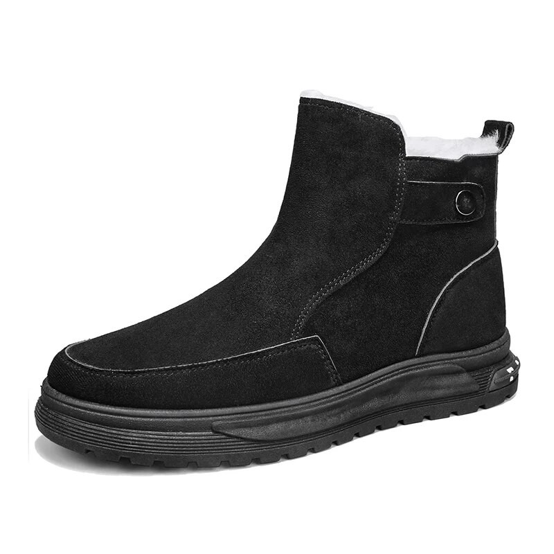 Χειμερινές μπότες για άντρες Snow βαμβακερά παπούτσια Winter Thickened ζεστά άνετα βρετανικά μποτάκια εργασίας Υπαίθρια Trend Casual παπούτσια