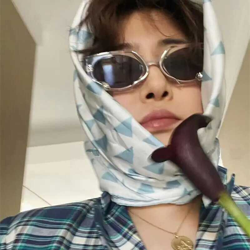 Taisnstūra saulesbrilles sievietēm Panka stila čūskas saulesbrilles Luksusa zīmola dizaineru brilles UV400 vīriešiem Hip Pop Shades Brilles Retro