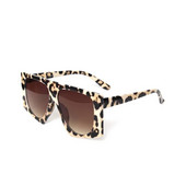 Punk Leopard Päikeseprillid Naiste Seksikad Suured päikeseprillid Meeste UV400 Gradientvarjud Steampunk Prillid Prillid Oculos Escuros