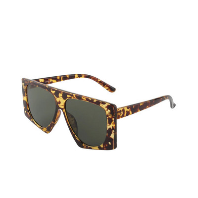 Punk Leopard Päikeseprillid Naiste Seksikad Suured päikeseprillid Meeste UV400 Gradientvarjud Steampunk Prillid Prillid Oculos Escuros