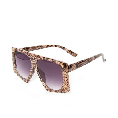 Punk Leopard Päikeseprillid Naiste Seksikad Suured päikeseprillid Meeste UV400 Gradientvarjud Steampunk Prillid Prillid Oculos Escuros