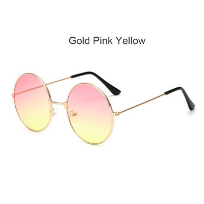 john lennon prillid Retro Round Prince Päikeseprillid Vintage Ring mees Naine Peegeldav ring Päikeseprillid oculos de s