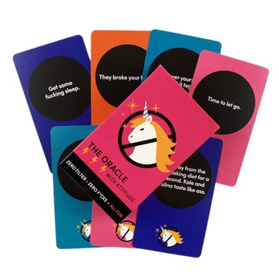 Viața trecută Oracle Cards Divination Deck Versiuni în engleză Ediție Tarot Board Playing Game For Party