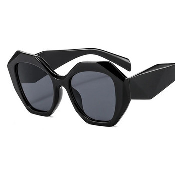 Модни многоъгълни слънчеви очила Дамски винтидж неправилни големи градиентни слънчеви очила Женски очила за жени Ретро маркови очила