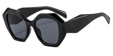 Modes daudzstūrainas saulesbrilles sievietēm Vintage neregulāras lielas gradienta saulesbrilles Sieviešu brilles sievietēm Retro zīmola brilles