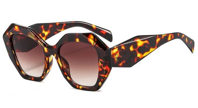 Modes daudzstūrainas saulesbrilles sievietēm Vintage neregulāras lielas gradienta saulesbrilles Sieviešu brilles sievietēm Retro zīmola brilles