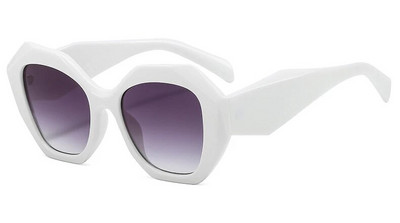 Modes daudzstūrainas saulesbrilles sievietēm Vintage neregulāras lielas gradienta saulesbrilles Sieviešu brilles sievietēm Retro zīmola brilles