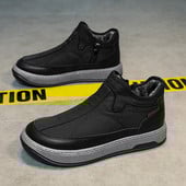 Žieminiai aukšti batai, išlaiko šilumą, geros kokybės vandeniui atsparūs viršutiniai pliušiniai batai, neslysti medvilniniai sniego batai unisex batai