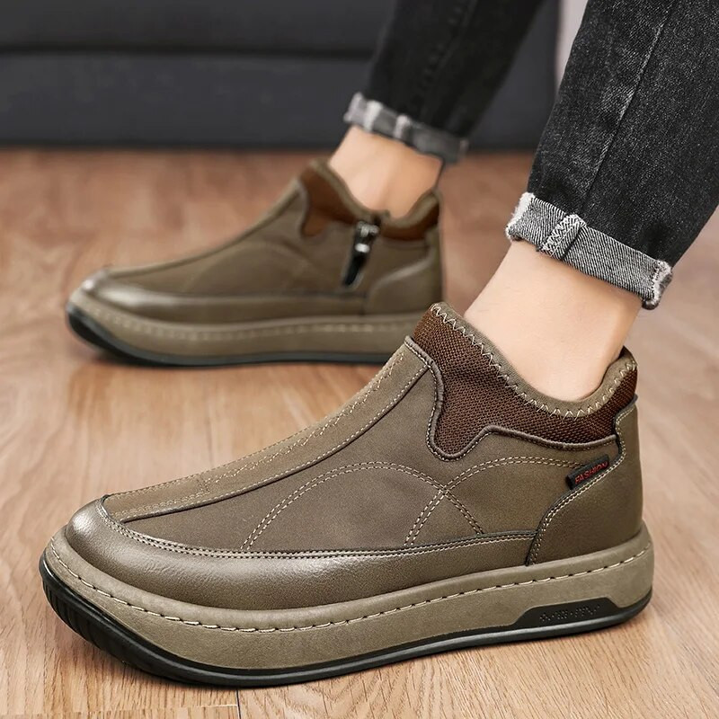 Žieminiai aukšti batai, išlaiko šilumą, geros kokybės vandeniui atsparūs viršutiniai pliušiniai batai, neslysti medvilniniai sniego batai unisex batai