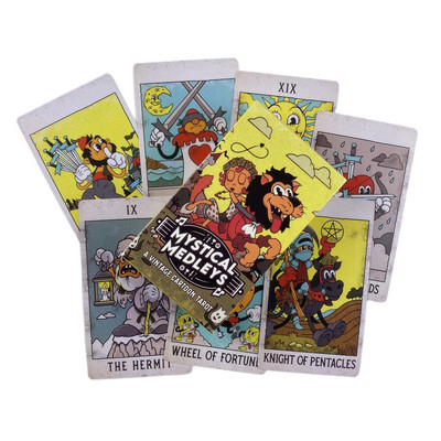 Pamestos tuščiavidurės Taro kortos Būrimo kaladė angliškų versijų leidimas Oracle stalo žaidimai vakarėliui