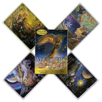 Whispers Of Love Oracle Cards A 50 Tarot English Visions Divination Edition Deck Borad Playing Games