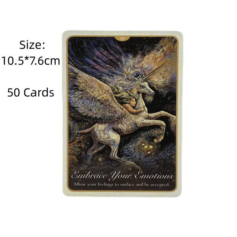 Whispers Of Love Oracle Cards A 50 Tarot English Visions Divination Edition Špil Borad Igranje igara