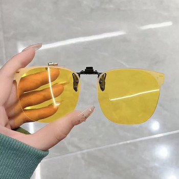 Oulylan Polarized Lens Clip σε γυαλιά ηλίου Ανδρικά Γυναικεία Εξαιρετικά ελαφριά γυαλιά ηλίου οδήγησης Κλιπ ημέρας και νύχτας Κλιπ σε φακό UV400 γυαλιά