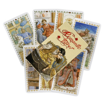 Ρομαντικές κάρτες Ταρώ A 78 Deck Oracle English Visions Divination Edition Borad Παίζοντας Παιχνίδια