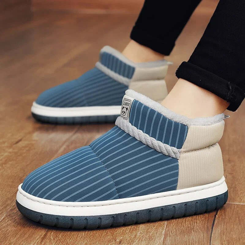 Χειμερινές άνετες ανδρικές μπότες χιονιού Classic New Trend Outdoor βαμβακερές ζεστές ανδρικές μπότες Hot Selling slip-on ευέλικτα ανδρικά παπούτσια