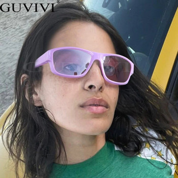 Ρετρό ορθογώνιο ανδρικά γυαλιά ηλίου Steampunk Γυναικεία Y2K Σχεδιαστές τετράγωνες αποχρώσεις μόδας Γυαλιά UV400 Γυναικεία γυαλιά ηλίου για αθλητική οδήγηση