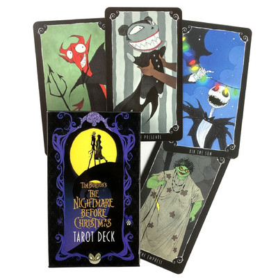 The Nightmare Before Christ mas Tarot Deck Cards Game Board Divination Tell The Future Oracle Toy