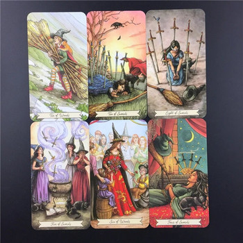 Νέες καθημερινές κάρτες ταρώ μαγισσών: Ρωτήστε και μάθετε τη μυθική μοίρα Μαντεία για παιχνίδια τύχης Επιτραπέζια παιχνίδια Taort Deck