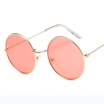 RBRARE 2023 Στρογγυλά χαριτωμένα σέξι γυαλιά ηλίου ρετρό γυναικεία μεταλλικά διαφανή vintage μοντέρνα πολύχρωμα γυαλιά ηλίου με φακούς ωκεανού