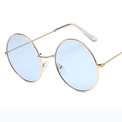 RBRARE 2023. gada apaļas, jaukas, seksīgas retro saulesbrilles sievietēm, metāla caurspīdīgas, senlaicīgas, modernas, krāsainas, okeāna lēcas saulesbrilles