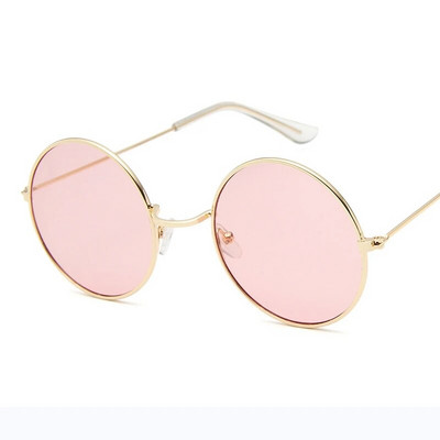 RBRARE 2023. gada apaļas, jaukas, seksīgas retro saulesbrilles sievietēm, metāla caurspīdīgas, senlaicīgas, modernas, krāsainas, okeāna lēcas saulesbrilles