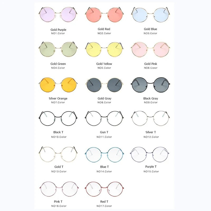 RBRARE 2023. gada apaļas, jaukas, seksīgas retro saulesbrilles sievietēm, metāla caurspīdīgas, senlaicīgas, modernas, krāsainas, okeāna lēcas saulesbrilles