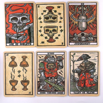 Tarot Del Toro Παιχνίδια με κάρτες Oracle Divination Game Deck Party Κάρτες αστρολογίας Oracle Cards παιχνίδι για γυναίκες Κάρτες Ταρώ για κορίτσια