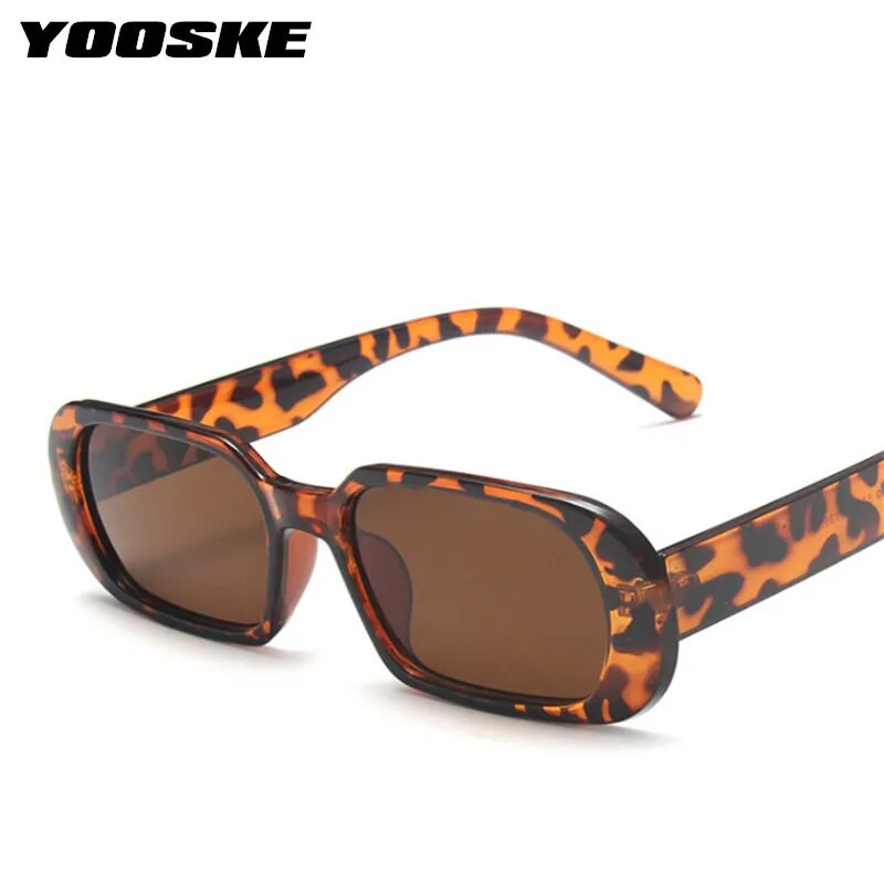 YOOSKE zīmola mazas saulesbrilles sievietēm modes ovālas saulesbrilles vīriešiem vintage zaļas sarkanas brilles sievietēm ceļojumu stilā UV400 aizsargbrilles