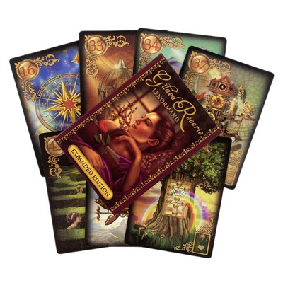 Kotač godine Tarot karte Špil za proricanje Engleske verzije Izdanje Oracle Board Igranje igre za zabavu