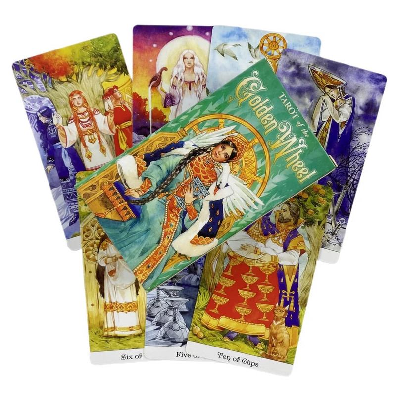 Kotač godine Tarot karte Špil za proricanje Engleske verzije Izdanje Oracle Board Igranje igre za zabavu