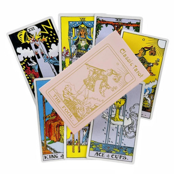 Classic Of The Rider Tarot Cards For Beginners Deck with Paper Book Oracle English Divination Edition Borad Παίζοντας Παιχνίδια