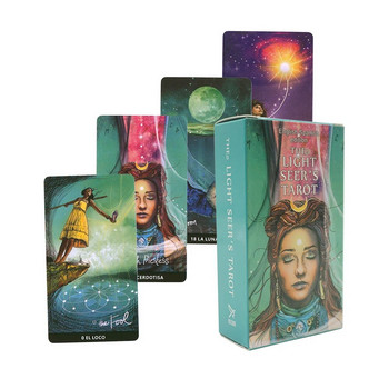 Κάρτες Ταρώ σε Ισπανική μαντική τράπουλα για αρχάριους με αγγλικό οδηγό Επιτραπέζια παιχνίδια Προβλέψεις αστρολογίας Taro