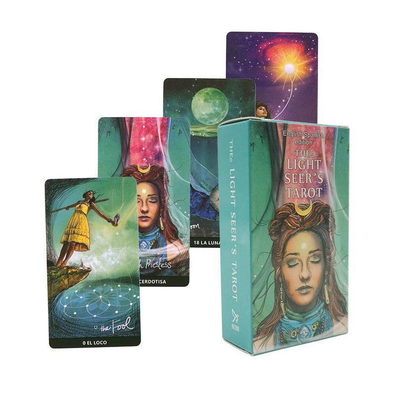 Tarot karte na španjolskom špilu proricanja za početnike s engleskim vodičem Društvene igre Astrološka predviđanja Taro