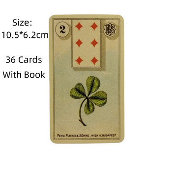 Grand Tableau Lenormand Oracle Cards A 36 English Divination Edition Deck Borad Games