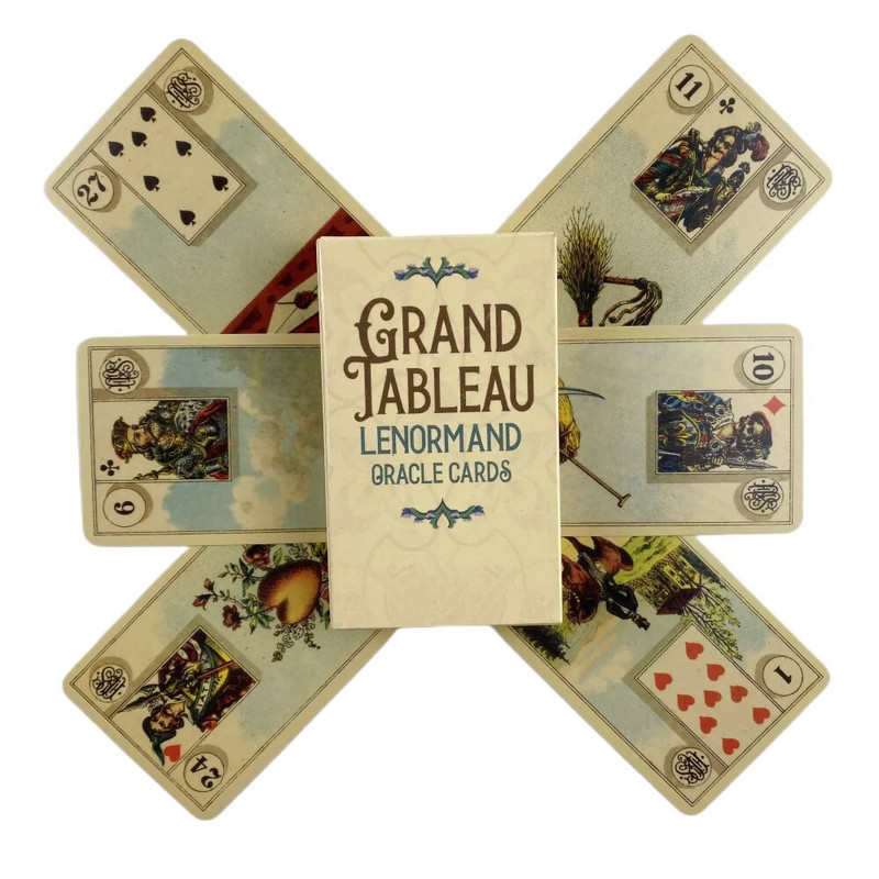 Grand Tableau Lenormand Oracle Cards A 36 English Divination Edition Deck Borad Games
