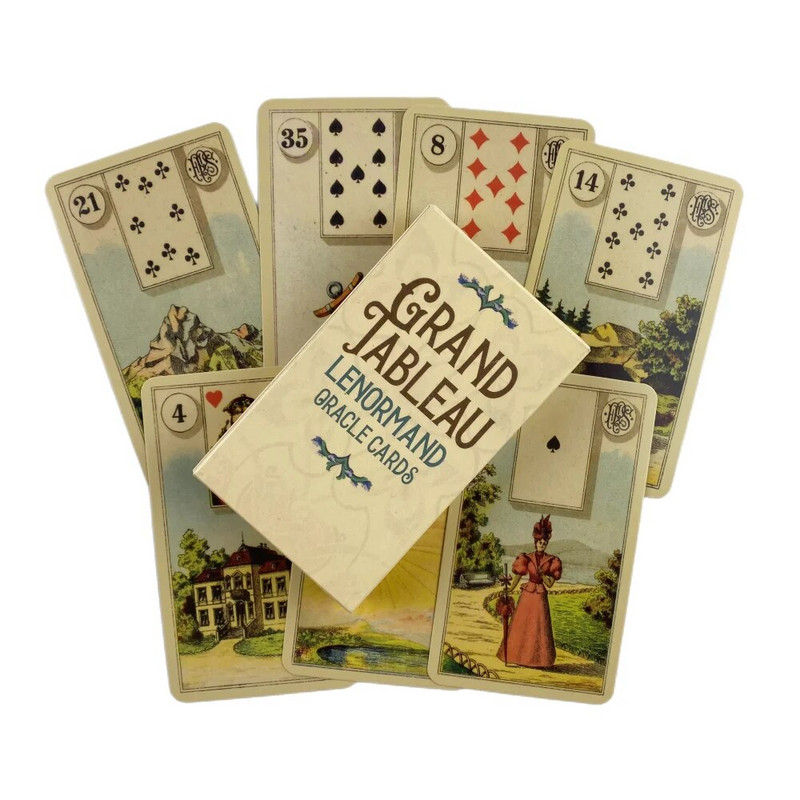 Grand Tableau Lenormand Oracle Cards A 36 English Divination Edition Deck Borad Games