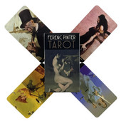 Ferenca Pintera Taro kārtis 78 klāju Oracle English Visions Divination Edition Borad spēles