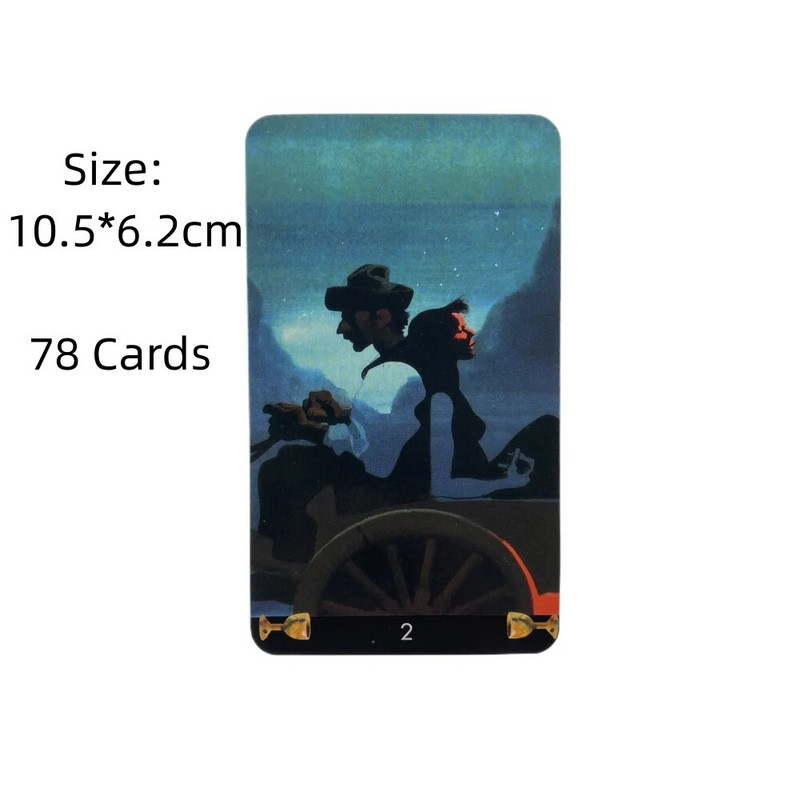 Ferenca Pintera Taro kārtis 78 klāju Oracle English Visions Divination Edition Borad spēles