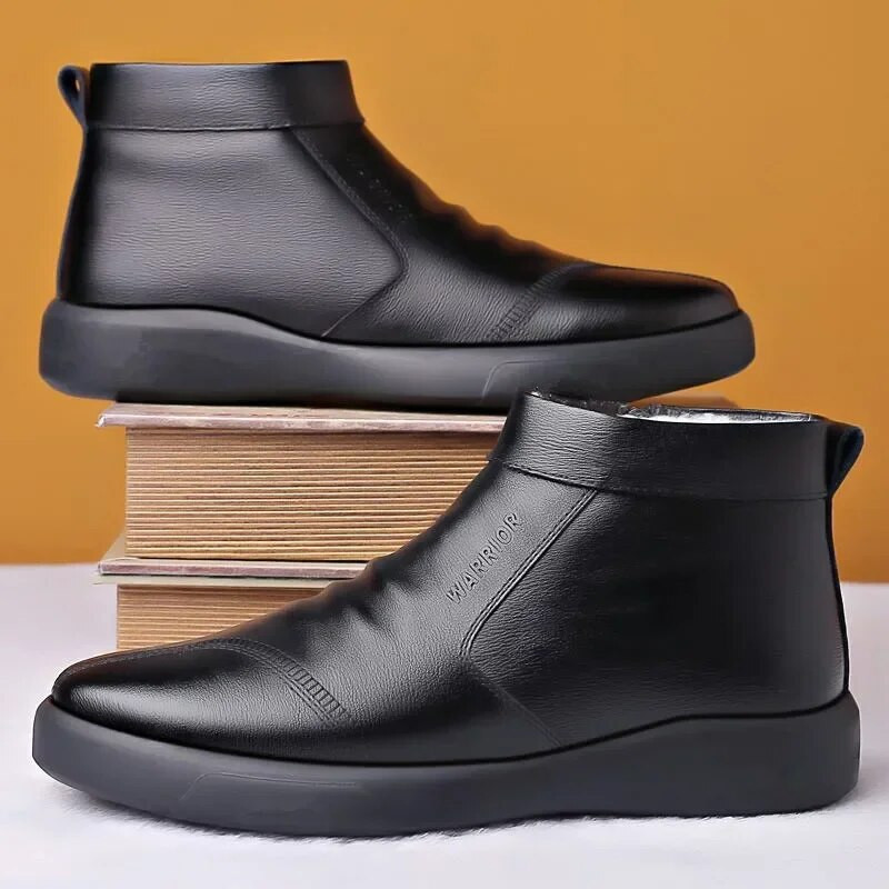 Wnfsy Vyriški šilti batai Žiemos mada Vyriški pliušiniai medvilniniai batai sustorėjusios odos vandeniui atsparūs laisvalaikio sniego batai Zapatillas Hombre