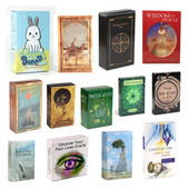 Tarot Crads Praktilise nõia loitsu tekk Tarot Crads Of Time Oracle Deck Game Inglise Vision Edition Oracle lauamängud